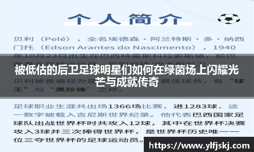 被低估的后卫足球明星们如何在绿茵场上闪耀光芒与成就传奇